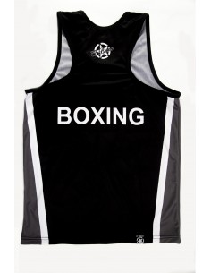camiseta deportiva de el bronx en color negro y laterales gris 2