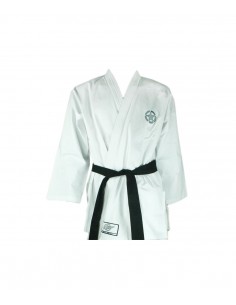 chaqueta de karate de color blanco de el bronx