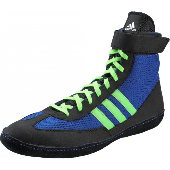 botas de boxeo azul y verde
