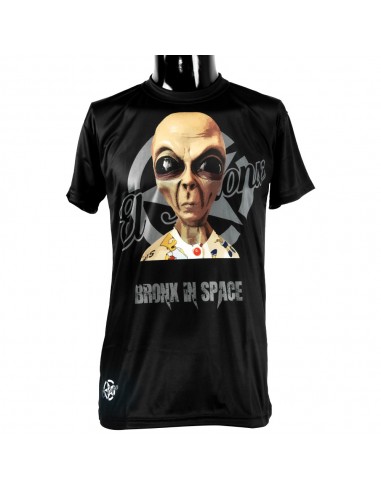 camiseta de poliéster el bronx sublimacion in space extraterrestre