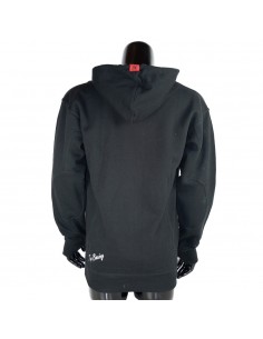 sudadera negro top boxin con capucha 2