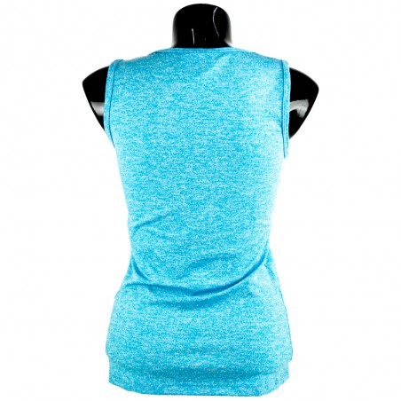 camiseta de mujer fitness azul claro el bronx