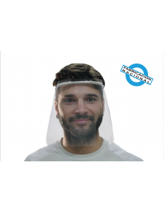 pantalla facial diadema metacrilato delante