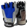 guantes para fitness, color gris y azul