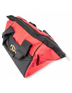 bolsa de entrenador de nylon, rojo y negro 2