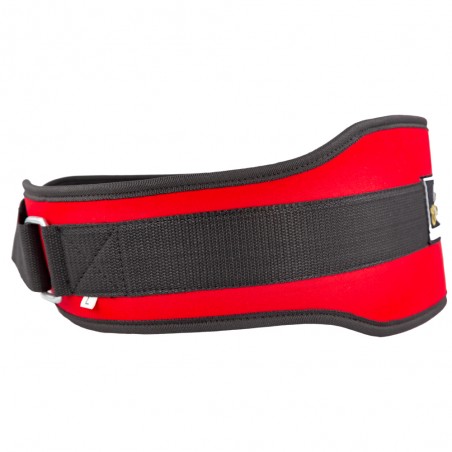 cinturón de mujer para levantamiento de peso, color rojo