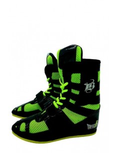 BOTAS ZEBRA BOXEO NEGRO/VERDE 2