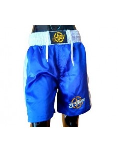 pantalón boxeo profesional infantil azul