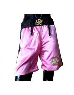 pantalón boxeo profesional niños rosa