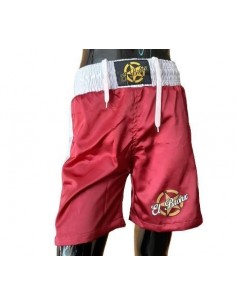 pantalón boxeo profesional niños granate