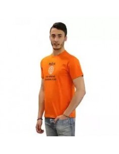 camiseta de niño cuello redondo color naranja