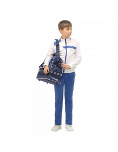 chándal completo de niño color blanco y azul