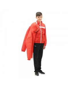 chándal completo de niño color negro y rojo