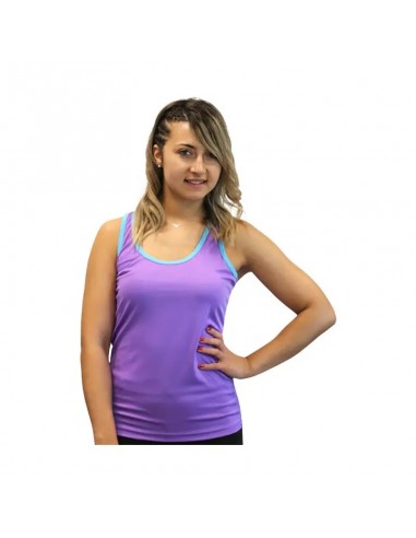 camiseta de tirante de mujer color violeta