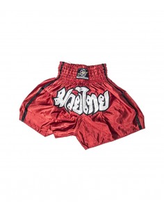 SHORT MUAY THAI ROJO/NEGRO