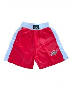 PRO5111-PANTALON DE BOXEO ROJO