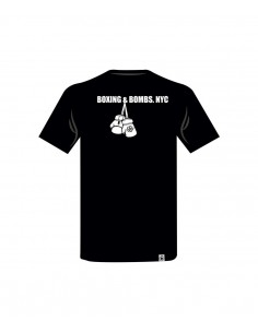 camiseta con un boxeador en el pecho de color rojo el bronx 2